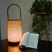 Traditional handmade lamps Bamboo bedside lamp creative lighting decoration table lamp Southeast Asian style craft lamp