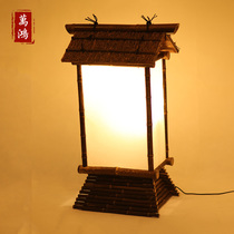 (Bamboo) pastoral wind floor lamp Japanese signature lamp personalized custom shop lamp and wind lamp LF4-15