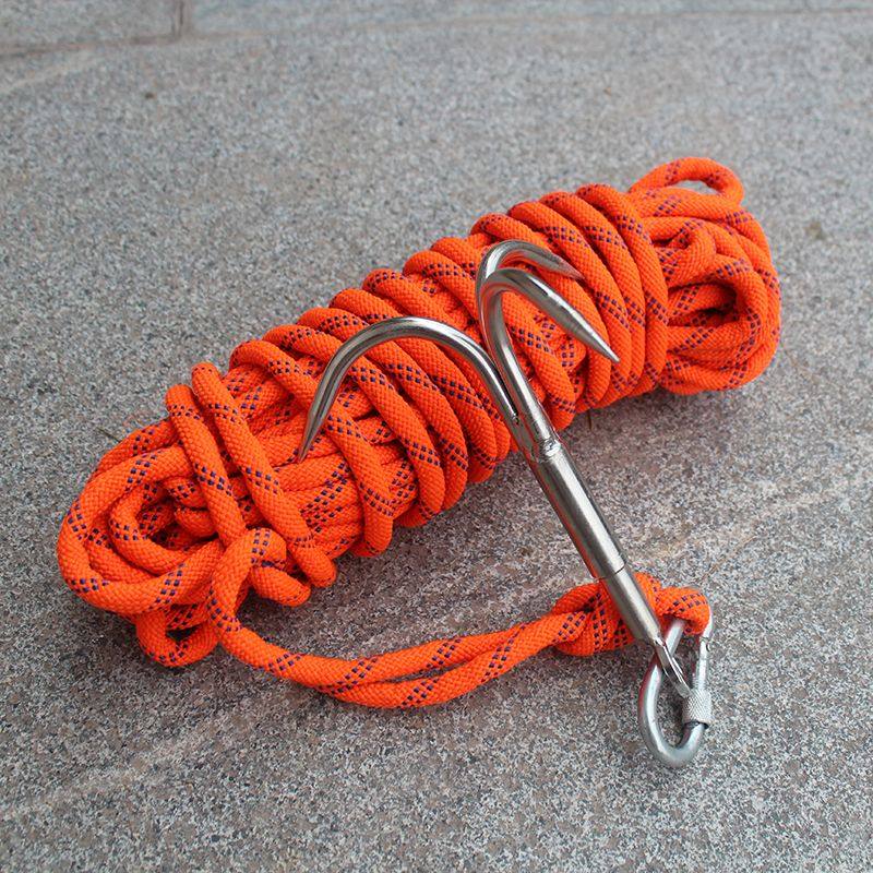 独行客不锈钢飞虎爪 登山钩 求生钩 攀登爪 救生攀岩爬墙抓 船锚