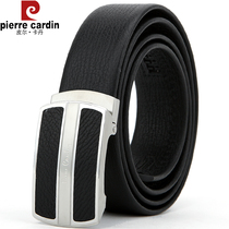 Pilkardan Belt Men Genuine Leather Belt Automatic Buckle Business Positive Loading Head Layer Pure Cow Leather Casual Pants Strap