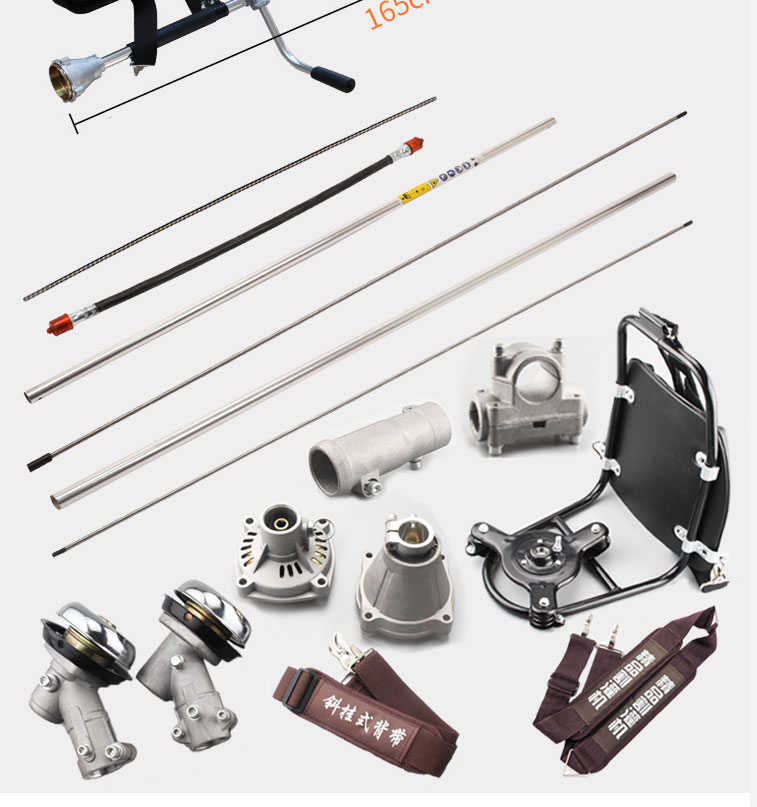 本田王割草机配件大全化油器启动器汽油割灌机打草机头工作杆通用