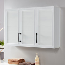 Bathroom cabinet balcony locker space aluminum hanging cabinet custom white sun protection Cabinet washing machine cabinet wall hanging kitchen cabinet