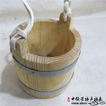 Mongolian Specialty Wooden Cutlery Yogurt Barrel Handmade Solid Wood Yogurt Barrel Mont Dining Cutlery Mongolian Bag Hotel Supplies