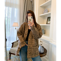 9.09 New Autumn Clothing|Fashionable French Tweed Slim Fit Hip Covered Small Fragrance Coat Jacket