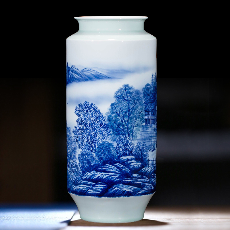 Jingdezhen ceramics hand - made vases, flower arrangement wine porch home decoration sitting room TV ark, furnishing articles