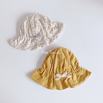 Rae Studio spring and autumn female treasure Polo Point Basin cap double cotton abrasive elastic baby lamp cap