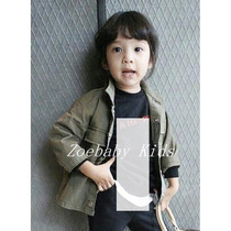 Zoebby South Korean boy dress male and female baby tooling jacket jacket spring