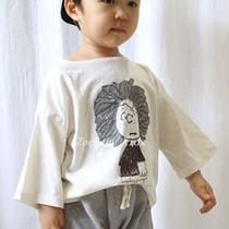 Zoebby South Korean boy dress male and female baby soft exploding head small man half sleeve T-shirt implosion