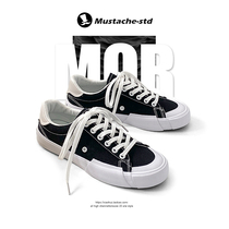 Homemade Okayama Jiu Mifan Buyu Shoe Ulzzang Port Wind Male And Female Couple Shoes Han Prints Splicing Board Shoes