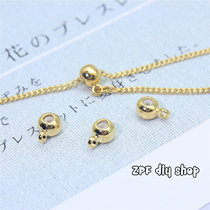 Diy Handmade Ornament Material Gilded Bracelet Necklace Conditioning Positioning Beads Styled Buttoned Jewellery Mobile Silicone Joint