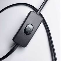 Old-fashioned electric furnace power cord Experimental electric furnace power cord with switch plug wire with switch power cord