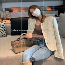 Summer home 2021 early Autumn New temperament socialite small fragrant wind jacket women wild coat ins tide spring and autumn