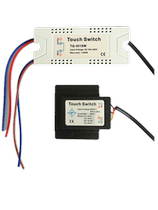 220V Bathroom mirror touch switch Glass capacitive sensing module penetrates 5mm LED lamp surface lamp TQ-301SW