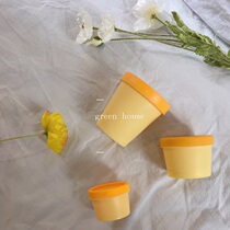 * green house * Korean custom travel portable mask hair cream scrub split jar