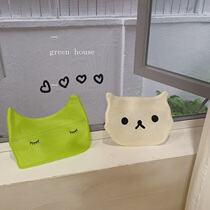 * green house * Korean custom ins minimalist animal underwear laundry bag medium
