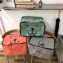 * green house * season season Korean smiley face Super quilt clothing finishing waterproof and moisture-proof storage