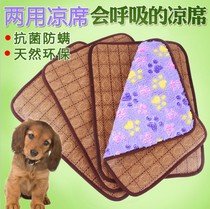 Dogs cool mat cat cushions winter summer Dual-purpose non-stick fur air conditioning cushion gold mulladoteddy pet supplies
