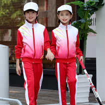 School uniform suit chun qiu kuan High School pupils children class uniform Games opening ceremony outfits blue xiao fu ku