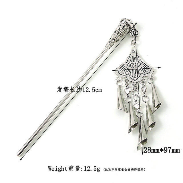 古典复古发簪头饰发饰品盘发中式古风宫廷步摇流苏发钗簪子d0011