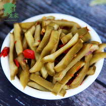 Hunan specialty sour beans farmers chop chili crispy knife bean jar pickled appetizer 250g vacuum