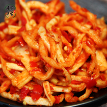 Farmers homemade pickled radish strips 500g a bottle of spicy crispy food Hunan specialty dried pickles