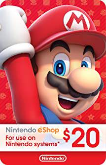 Manual delivery-Nintendo eshop US version of the service NS recharge point card Switch 20 USD