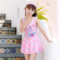 Children Swimsuit Girl Conjoined Princess Dress Style Baby Cute Girl Foreign Air Small CUHK Childrens Bubble Spa Swimsuit