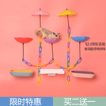 Honeybag Toy Takeoff training platform Jumping Station Pole Supplies Cage Climbing Toy Nectar meats Honeymolasses Platform