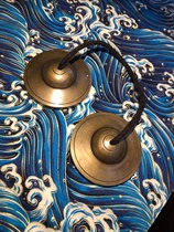 (Hidden old alloy touch bell) (size): diameter is about 7 8cm