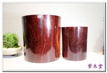 Small Leaf Purple Sandalwood Old Stock Pen Holder (208)