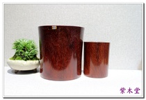 Small Leaf Purple Sandalwood Old Stock Pen Holder (151)