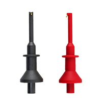 Multimeter pen test hook clamp meter pen hook test clip Telescopic hook pen probe 4mm threaded interface