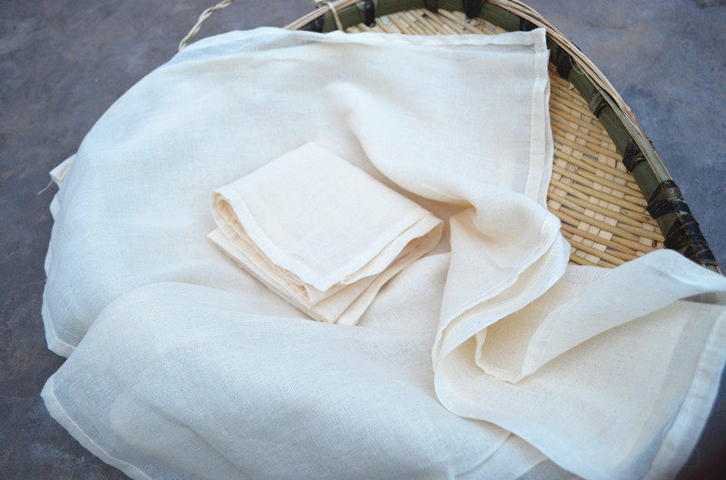 四川纯棉蒸布 蒸饭布帕子 豆腐帕 豆花布 45cm正方形 尺寸可定制