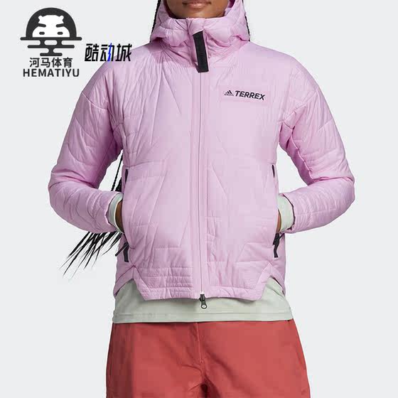 Adidas/Adidas authentic winter outdoor hooded women's sports cotton jacket HH9302 Adidas/Adidas authentic winter outdoor hooded women's sports cotton jacket HH9302