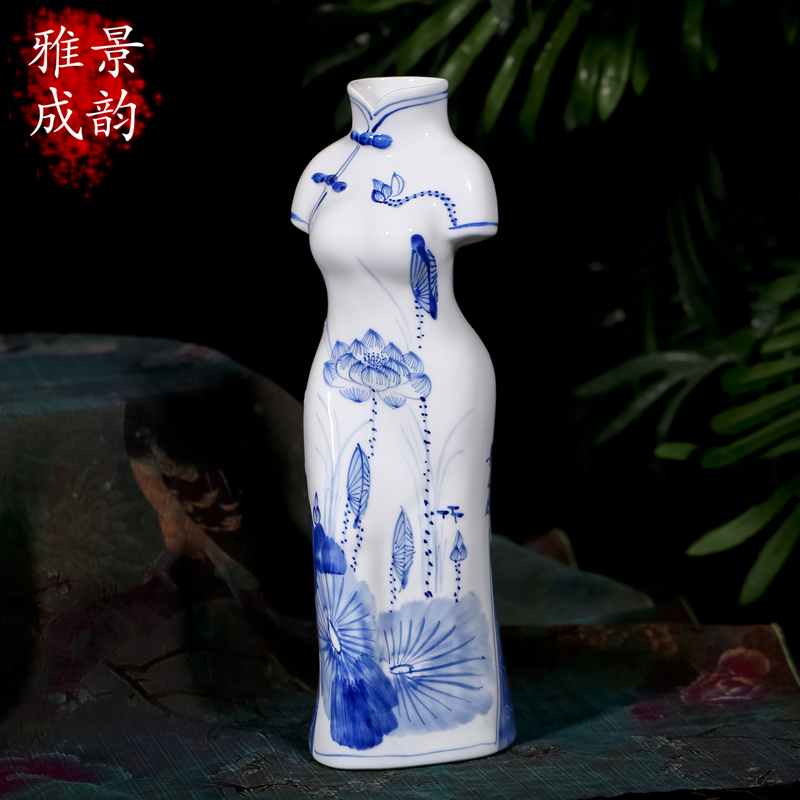 Jingdezhen ceramic creative new home furnishing articles household act the role ofing is tasted figure sitting room decoration decoration handicraft furnishing articles characteristics