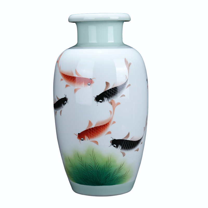 Jingdezhen ceramic I and contracted more than year after year flower arranging the sitting room porch porcelain vase household decorative furnishing articles