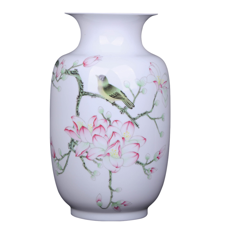 Jingdezhen ceramic I and contracted pure hand - made vases, decorative furnishing articles sitting room porch flower arranging porcelain arts and crafts