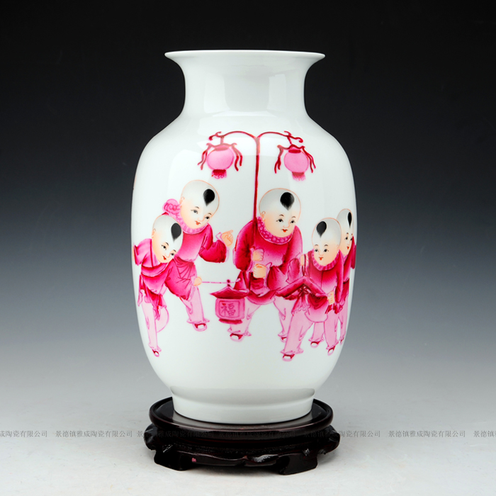 The Master of jingdezhen ceramics hand - made sitting room decoration vase modern furnishing articles home decorations