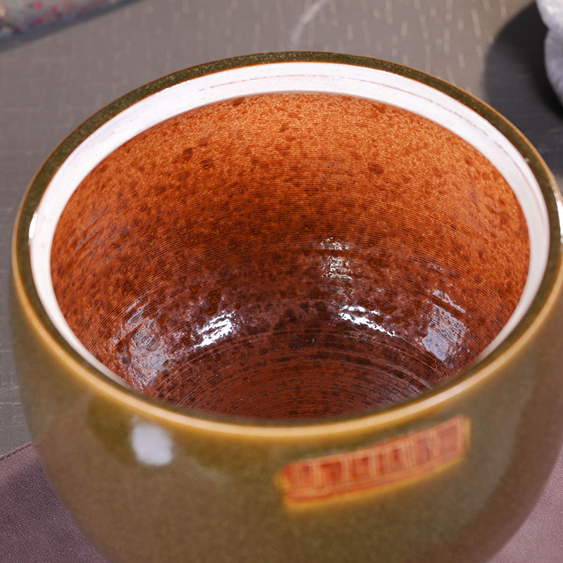 Jingdezhen ceramic grain storage tank food grains, sealed as cans household caddy fixings receive a case storage tanks