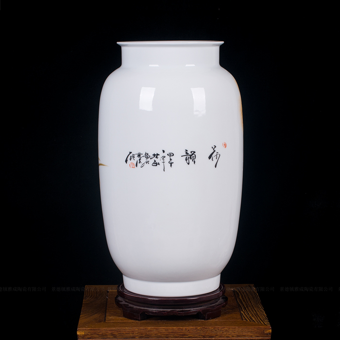 Jingdezhen ceramics vase of hydroponic mesa somebody else hand - made sitting room furnishing articles furnishing articles ikebana arts and crafts