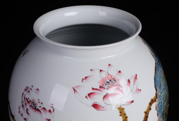 The Big vase classical jingdezhen ceramics up sitting room ground suit China decoration vase TV ark