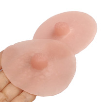 Bionic CD cross-dressing silicone prosthetic nipple stickers Baby ring milk artifact breast stickers Chest stickers Silicone nipple stickers Simulation areola