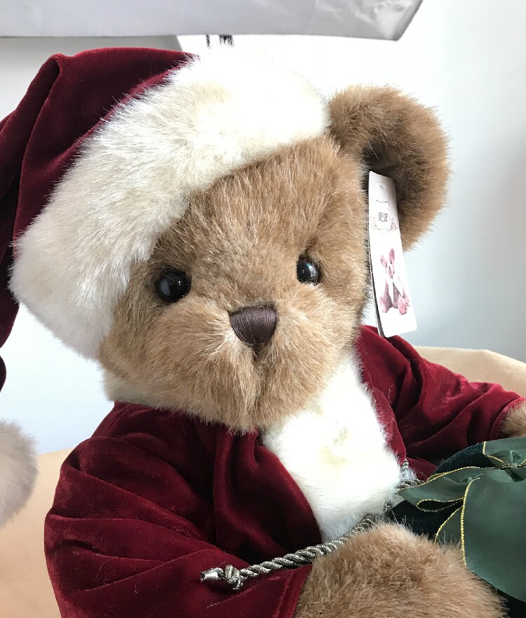 正版美国贝瑞泰迪熊 30寸圣诞礼盒超级大熊熊 专柜展示熊 获奖款