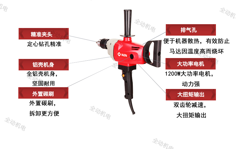 电钻功能说明图