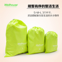 Wellhouse new travel storage bag set finishing bag corset pocket waterproof clothing storage three-piece set
