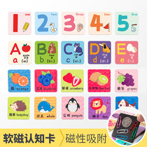 26 letters fridge with magnetic suction set of 3d Cubic fridge Decorative Creative Digital Magnet Fruit Fridge Patch