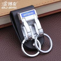 Boyfriend Leather Belt Keychain Men's Waist Hanging Leather Keychain Handmade Car Keychain Men's Ring Pendant Creative