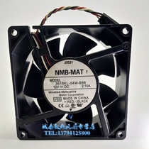 NMB-MAT 9038 temperature double ball cooling fan 12V 2 10A 3615KL-04W-B86 3-wire