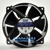 AVC DA09025T12U 9025 9CM 12V 0 70A 4-wire CPU chassis circular PWM cooling fan