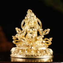 Huibao 2 inch Huang Caishen portable pagoda bottle desk inside the small Buddha statue ornaments